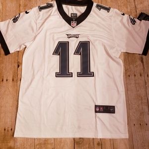 Carson Wentz White Eagles Jersey Men's Size M